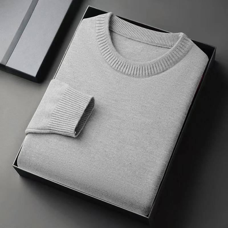 Pull en maille Animal Game col rond pour homme 7