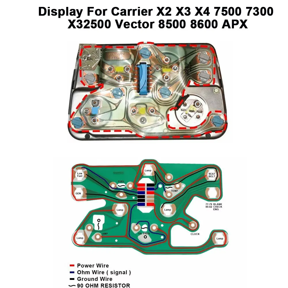 Brand New Replacment Printed Circuit Board 602505 for Corvette C3 77-82 Gauge Cluster