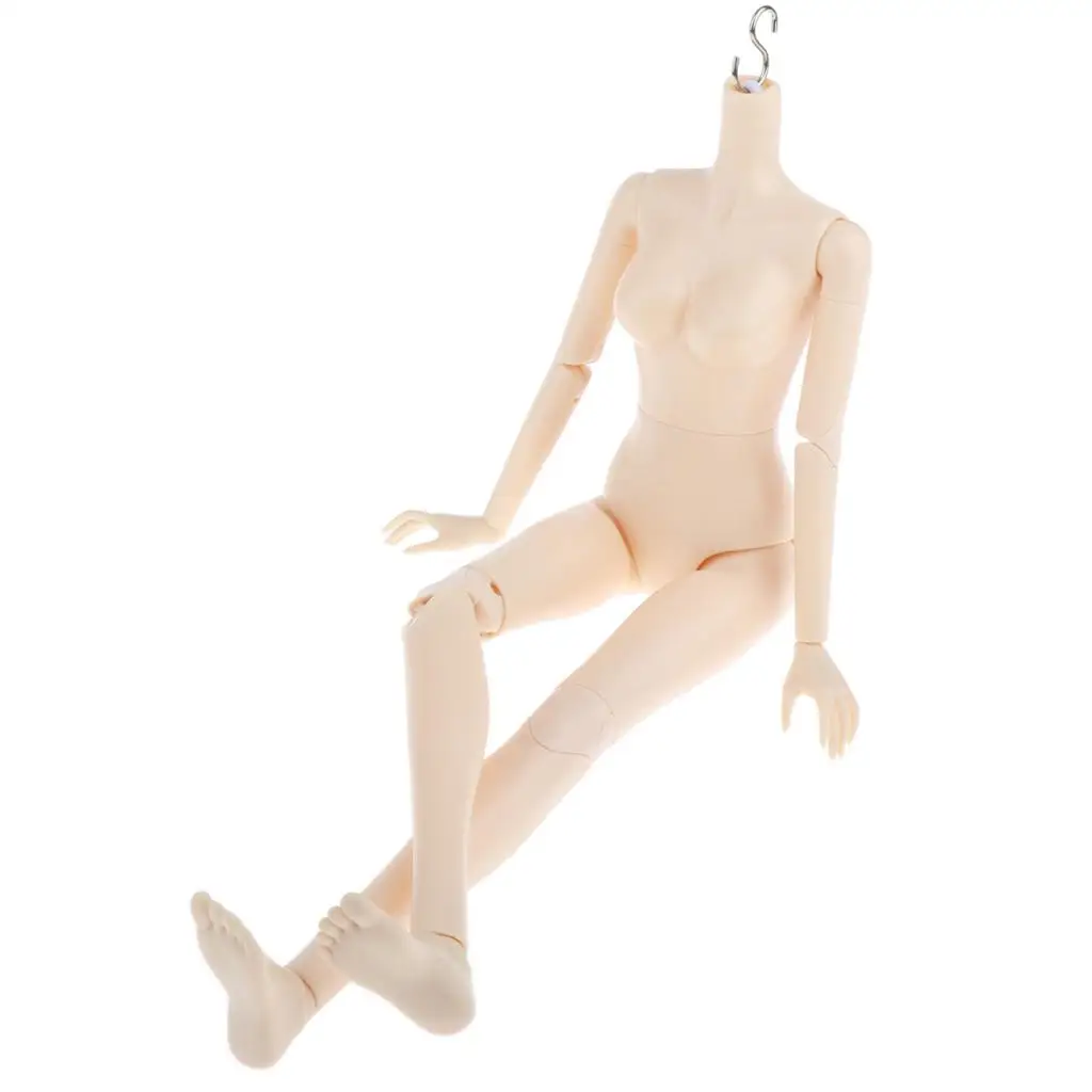 45 سنتيمتر دمى نباتية 1/4 BJD عارية دمية طفل كبير الصدر الإناث الكرة صوتها دمية الجسم DIY بها بنفسك لوازم الفتيات فستان لعب لعب الأطفال