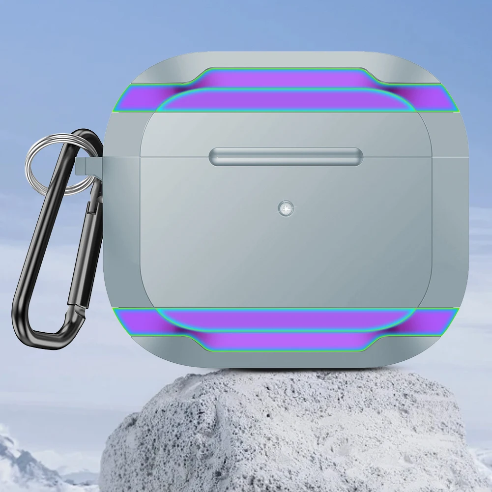 Caso do fone de ouvido para airpods 4 caso do fone de ouvido à prova de choque capa protetora de corpo inteiro proteção contra queda capa de fone de ouvido para airpods 4