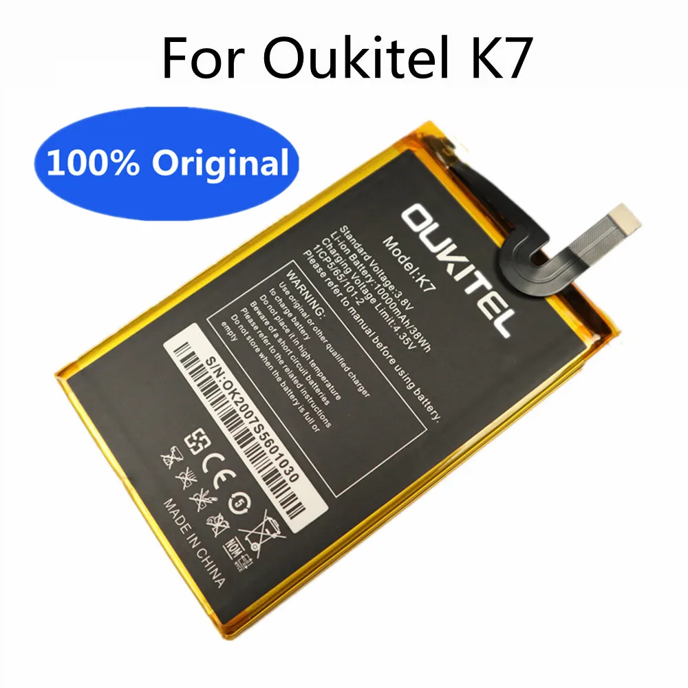 

10000mAh 100% Original Battery For Oukitel K7 / K7 Power Mobile Phone Bateria Batteries In Stock Fast Shipping