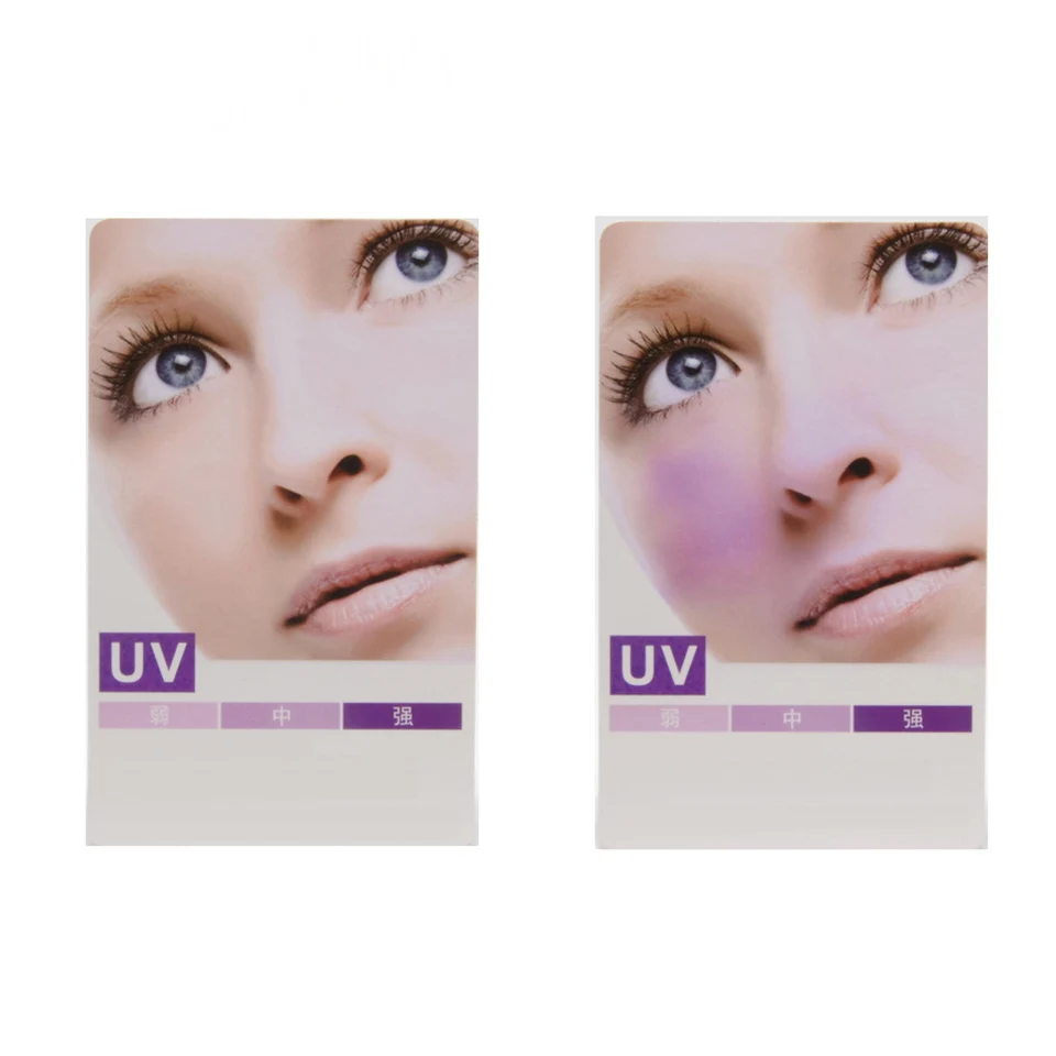 UV Test Card Premium UVB Test Card UV Sanitizer Test Strips For All UVA/UVB/UVC Device Phone Cleaner/UV Sterilizer BB-1