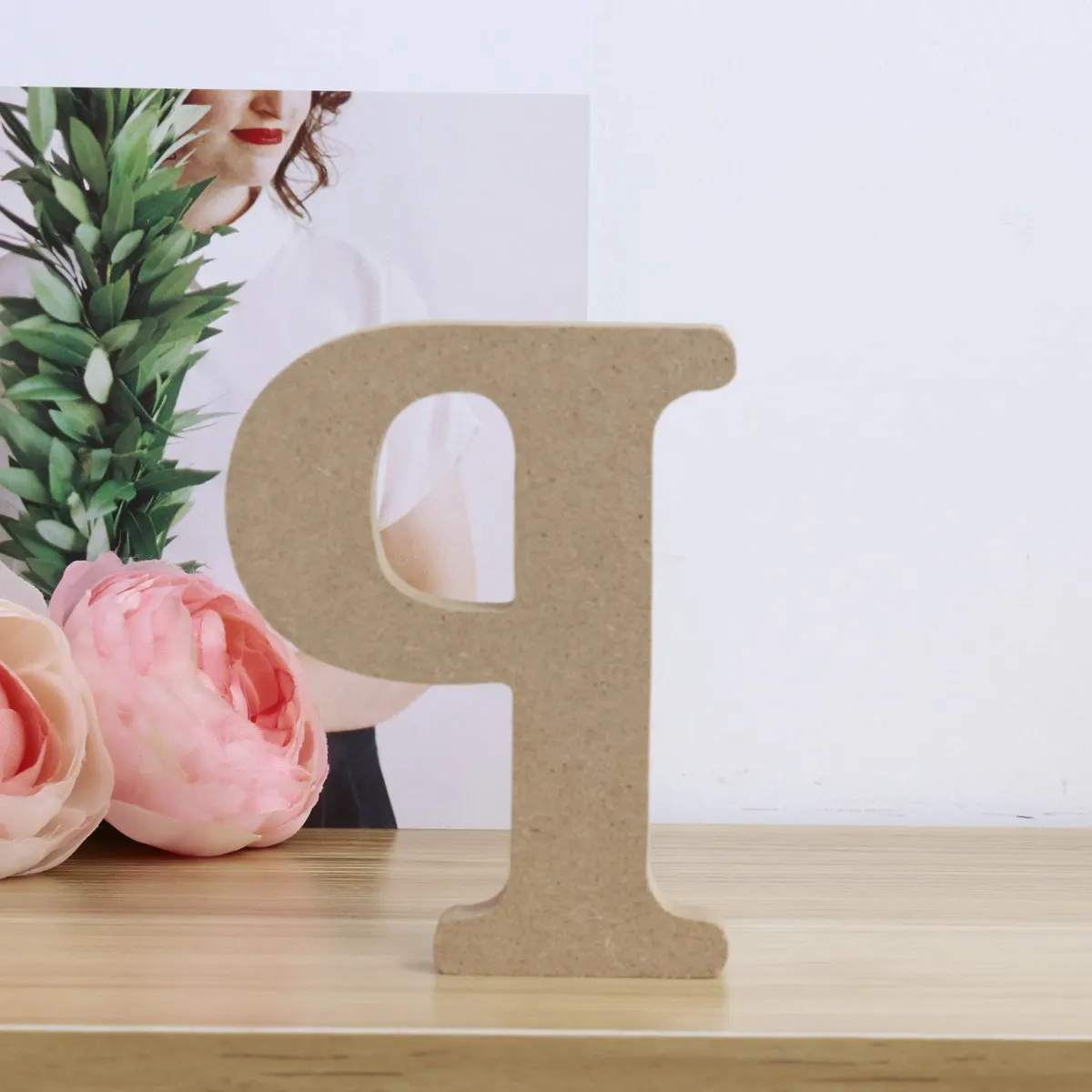 Natural Pine Wood Alphabet Letters Wall Mountable Decor Eco Friendly Non Toxic for Nursery Home Garden Wedding Party Learning
