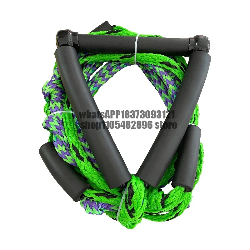 7.5 meters bold 32 strands, water skiing rope, surf rope, drag rope, tail wave surfing, used for beginner training, random color