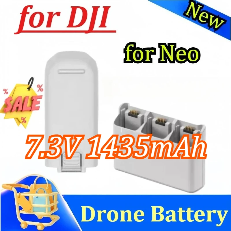 

New for DJI Neo 7.3V 1435mAh Flight Battery / Two-Way Charging Hub Charger for DJI Drone NEO Power Accessories