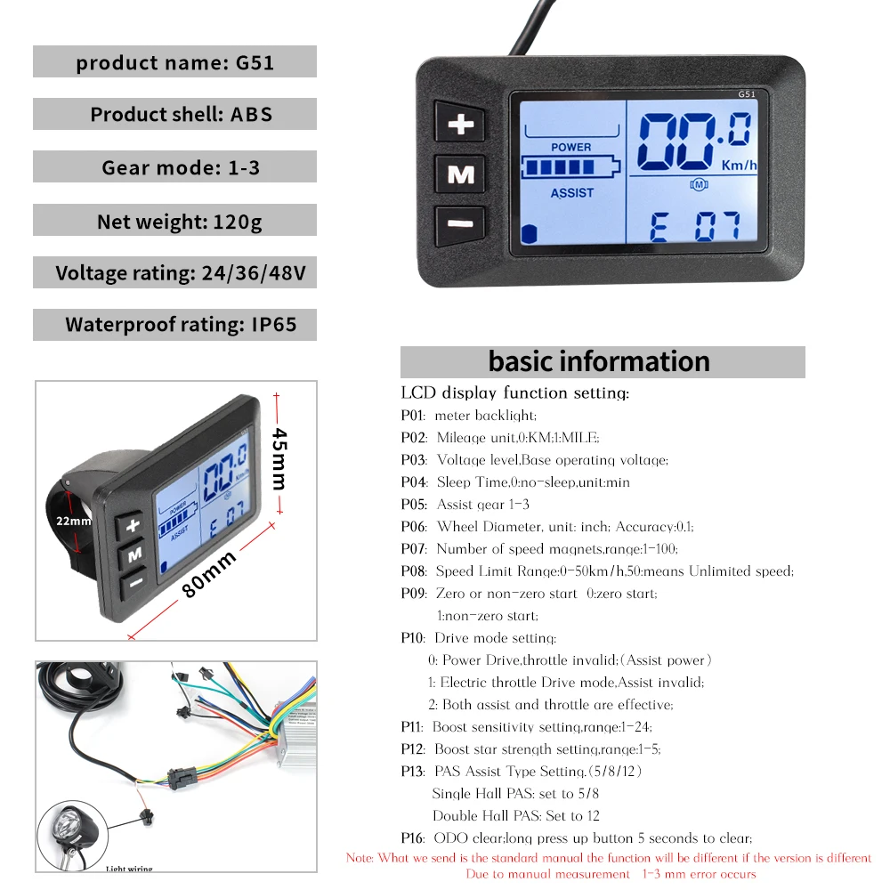 Zestaw do konwersji roweru elektrycznego Silnik tylnego przedniego koła 36V 48V 1000W 500W 350W 250W Zestaw Rower elektryczny 20in 26in