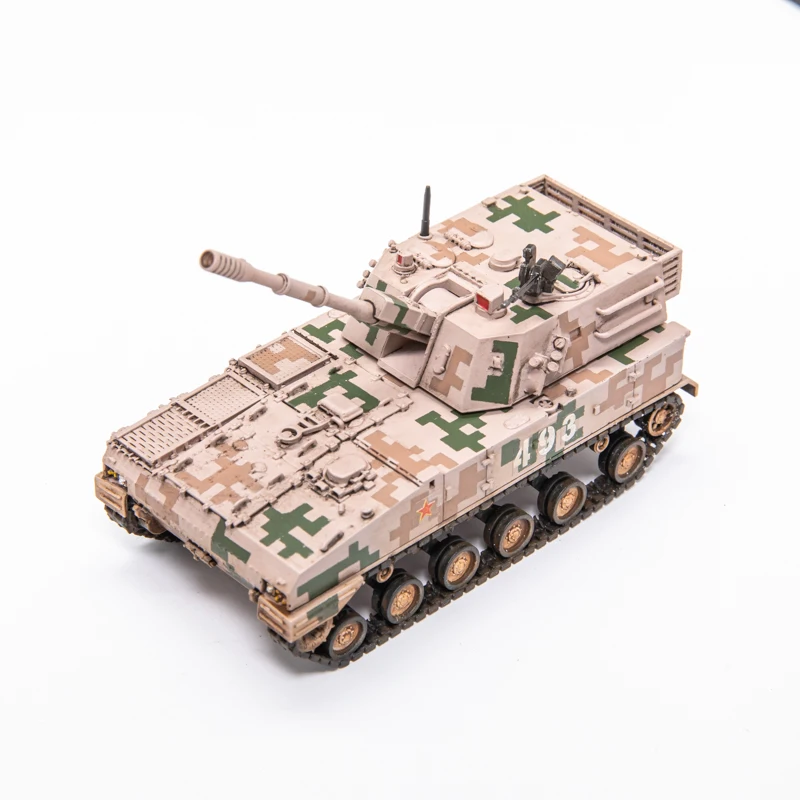 Chinesisches PLZ-07 selbstfahrendes Kampfpanzermodell aus Kunstharz im Maßstab 1:72 Militarized Combat Track Type Classics Collection Gifts Display