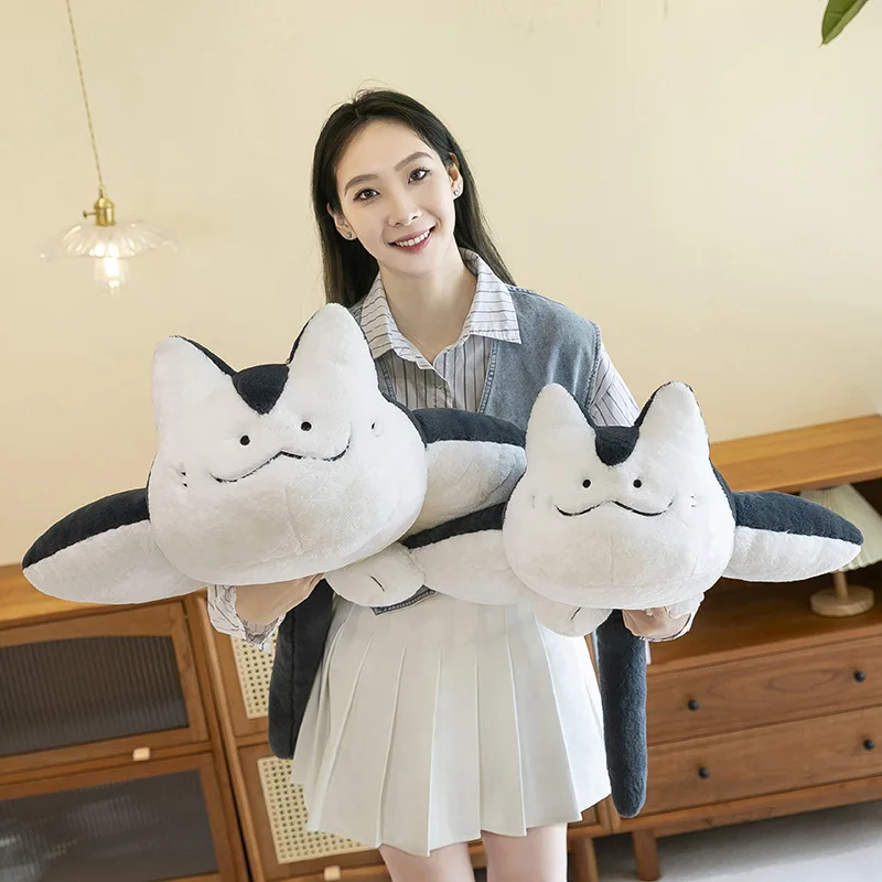 Atacado novo raio gato boneca de pelúcia criativo peculiar dos desenhos animados diabo peixe travesseiro brinquedo para presente aniversário garra guindaste brinquedos