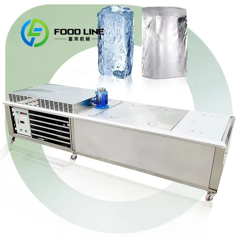 Customized Commercial Salt Water Brine Refrigeration Ice Brick Block Machine High Quality Big Capacity For Nigeria