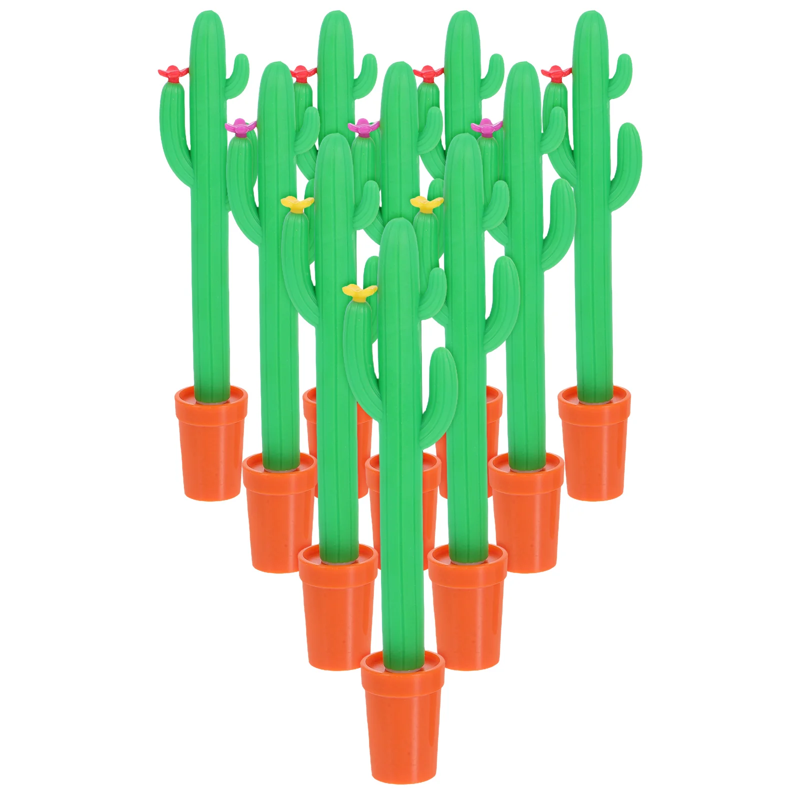 

10Pcs Colorful Cactus Shaped Pens Cute Cactus Ballpoint Pens for Kids Girls School Office Essentials Fun Stationery