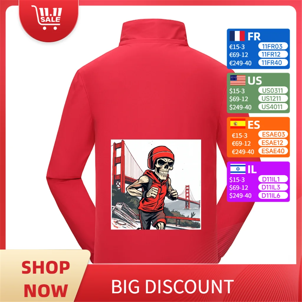 Pdmcms Personalized Creative Custom Picture Jacket Can Be Customized Men's Jacket Windproof Warm Waterproof Sportswear