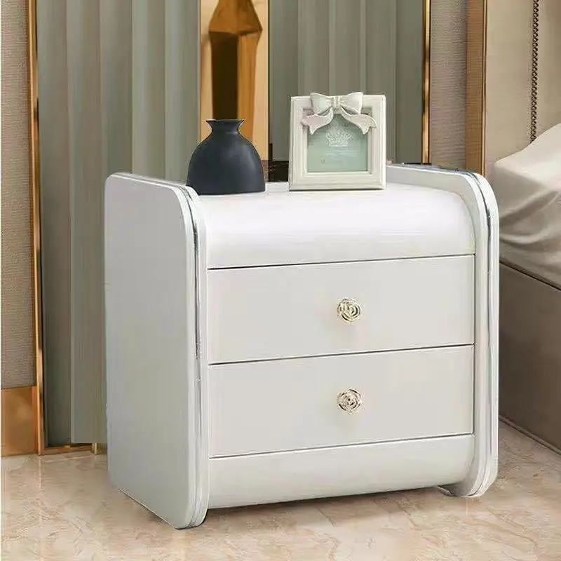 

#Home Bedroom Furniture Set Nightstand Frame Double Single King Size Wooden Nightstand