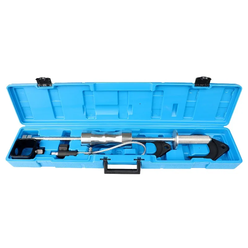 5Pcs Slide Hammer Axle Puller Tool Kit Auto Half‑Shaft CV Joint Removal Disassembly Tool Set for Vehicle Garage Repair