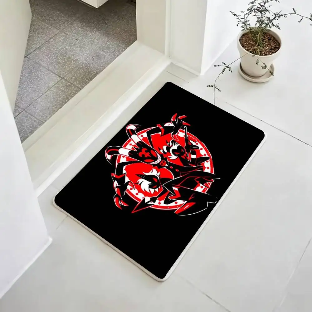H-Helluva Boss Floor Mat Rugs Soft Bedroom Floor Anti-skid Household Carpets