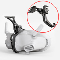 1PCS Flight Controller Digital Glasses Tactical Helmet Mount CNC Bracket Holder for DJI Goggles 2 Standard FPV Drone Accessories