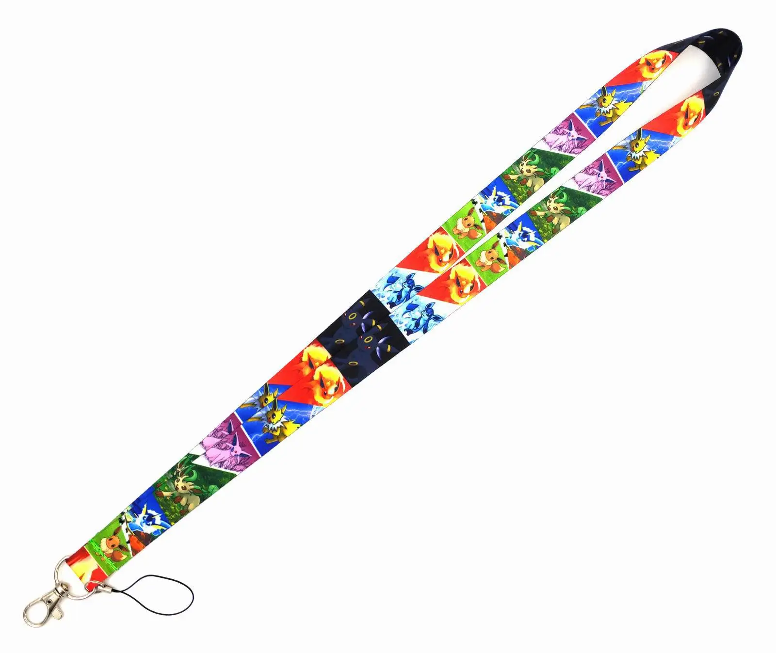 Pokemon Pikachu mobile phone rope Kawaii cartoon tag Bus card Student card lanyard gift a variety of optional