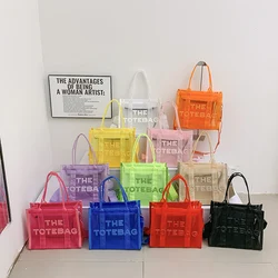 The Tote Bags for Women 2024 Summer Trend Large Size Clear Beach Shoulder Crossbody Bag Female Replicas Designer Luxury Handbags