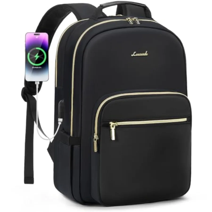 

Laptop Backpack for Women, Cute Womens Travel Backpack Purse, Professional Laptop Computer Bag, Waterproof Work Busess College