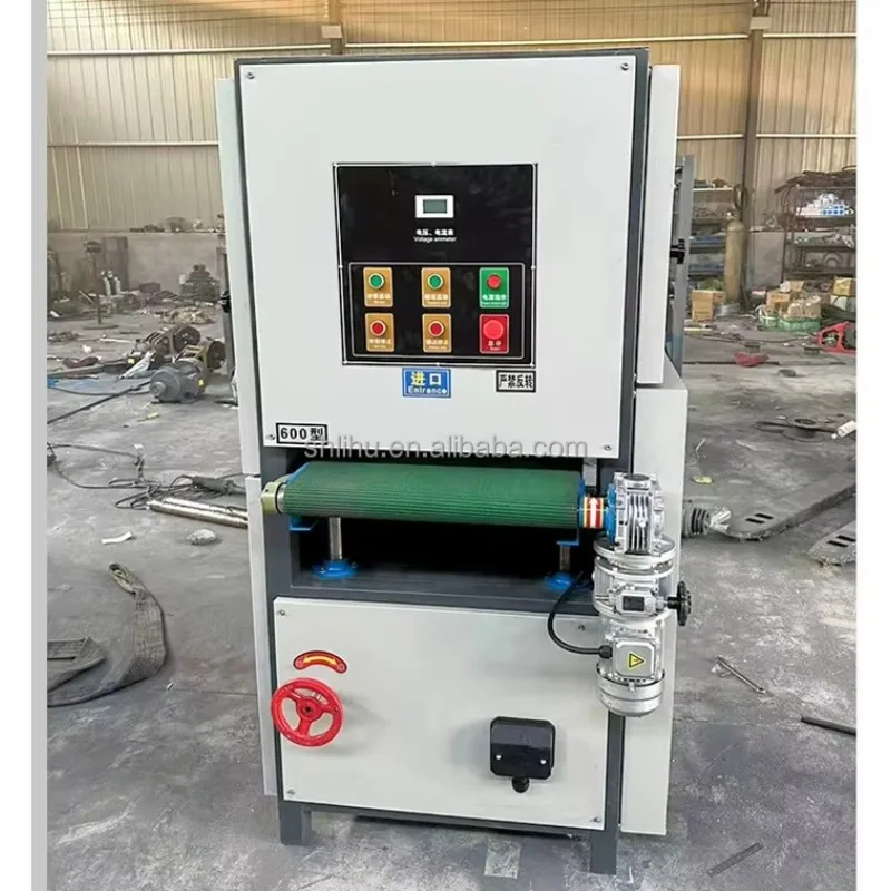 Fully Automatic 400mm 600mm 800mm Sheet Metal Flat bar Surface Polishing Machine Surface Flat Grinding Deburring Machine
