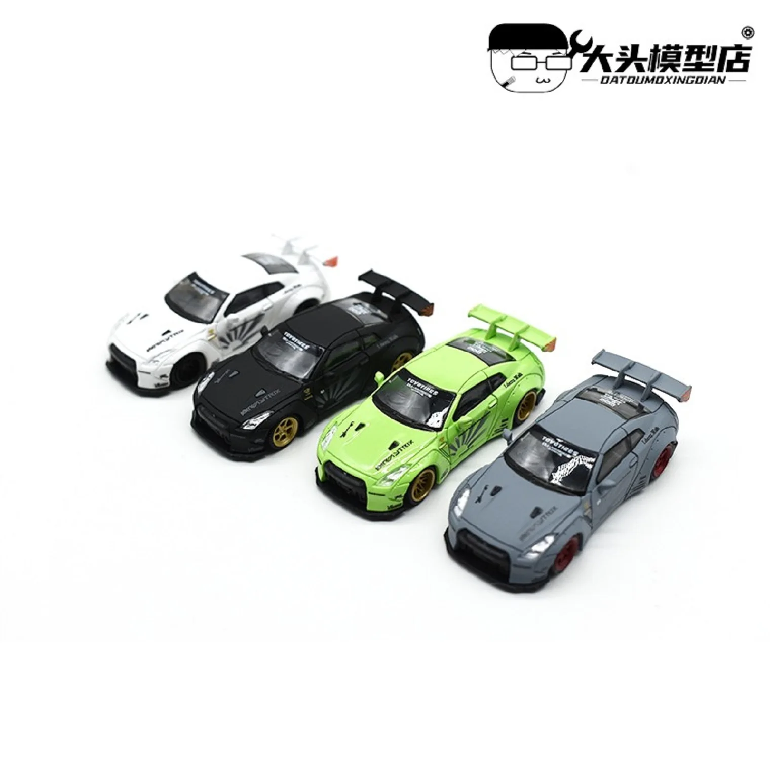 1/87 MC GTR35 Plastic Diecast Model Car