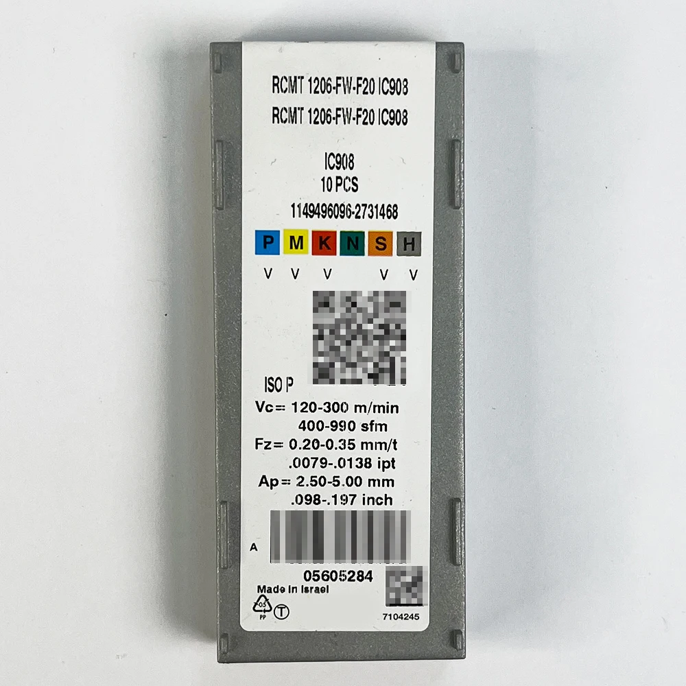 HUAZHICHUN RCMT1206-FW-F20 IC908 إدراجات Carbird