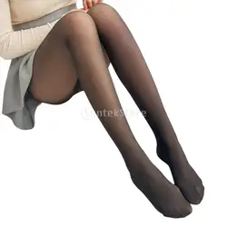 Winter Thermal Leggings Women Sexy Slim Translucent Pantyhose Thicken Pantyhose High Waist Super Elastic Thick Stockings Tights
