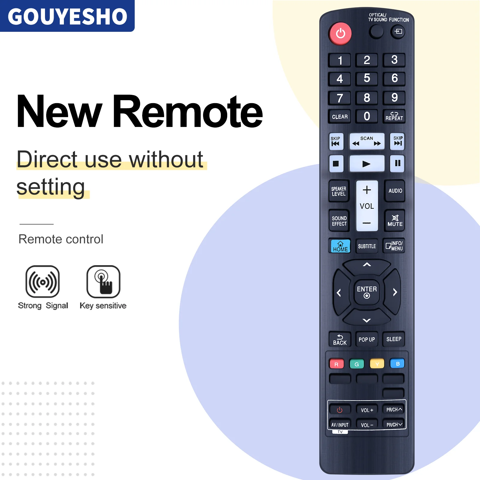 New AKB73775701 Remote Control For L/G SoundBar NB3730A NB3740 NB3732A NB3730A-NB