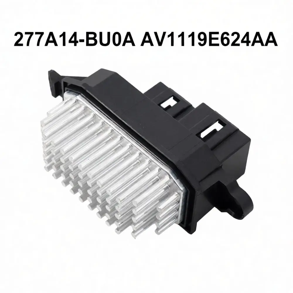 Electronic Blower Motor Resistor For Nissan 277A14 BU0A AC System Fan Speed Controller Metal Electrical Repair Component Part