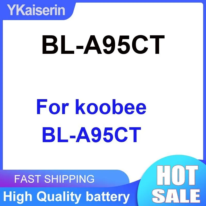 

Износостойкий аккумулятор мобильного телефона 6000 мАч для быстрой зарядки Koobee BL-A95CT