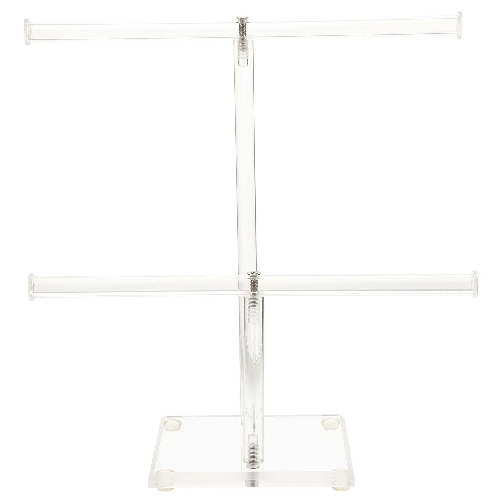 سوار عرض موقف الاكريليك حامل مُنظِم المجوهرات لساعة حلقة أقراط قلادة تخزين حامل تذكار متعدد الاستخدام