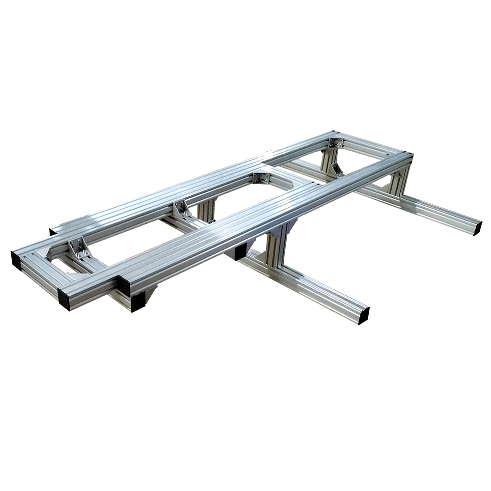 Custom Aluminum Extrusion Profile Roof Rack Platform Heavy Duty Cargo Luggage Rack Metal Cross Bar Basket for Vehicle Transport