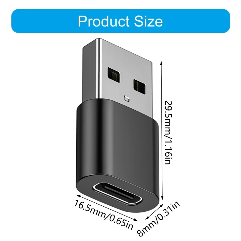 02dd USB C إلى USB محول سريع السرعة USB3.0 مزامنة البيانات متزامنة لشحن أجهزة الكمبيوتر المحمولة الأجهزة المحمولة