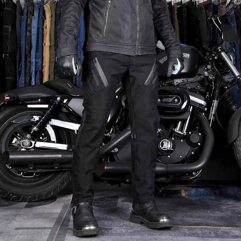 Motorcycle Protection Pants Knight Daily Safe Cycle Casual Breathable Jeans Motocross Mild Waterproof Protective Trousers