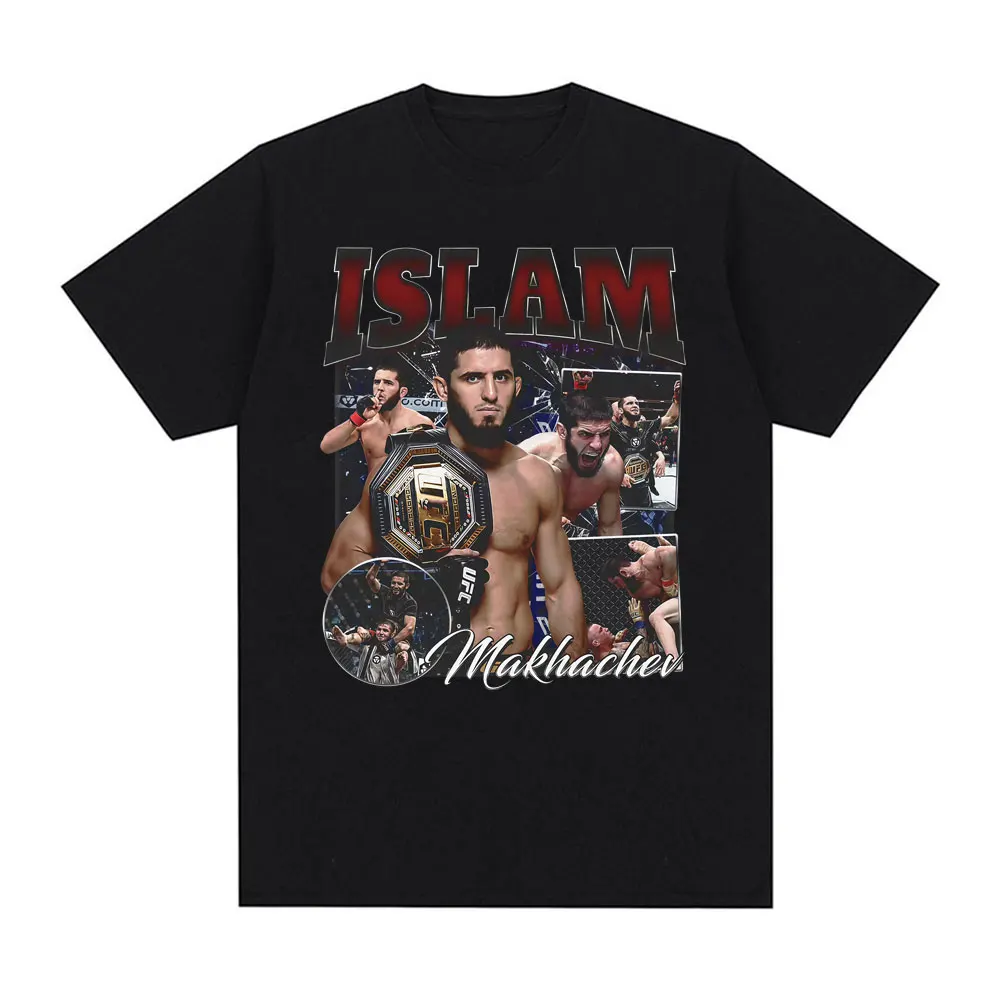 Limited Islam Makhachev Graphic T Shirt Men Women Fashion Gothic Cool Classic T-shirts Man Casual Oversized Short Sleeve T-shirt