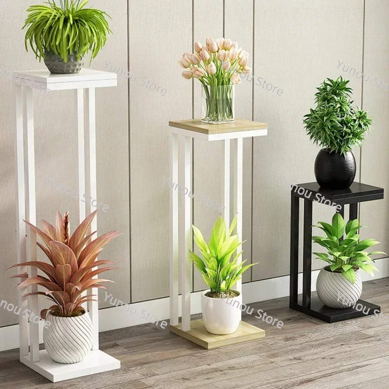 

Simple Modern Plant Support, Iron Ground Flower Rack, Double-layer Structure Flower Rack, Thickened Plant Steel Pipe Rack