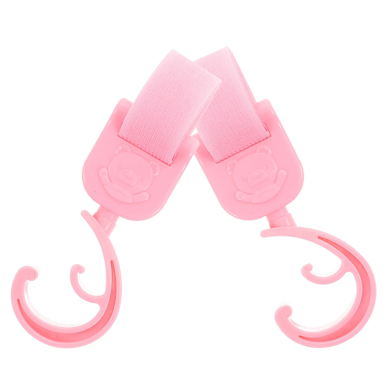 ganchos-para-carrinho-de-bebe-2-pecas-clipes-rosa-acessorios-de-viagem-gancho-giratorio-solucao-de-armazenamento-multifuncional-mosquetao