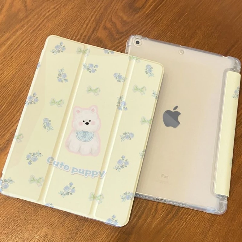 Capa inteligente com suporte de lápis para samsung tab s7 s8 s9 11 plus s10 s9 12.4 Polegada caso capa inteligente para tab a9 8.7 "plus 11" filhote de cachorro