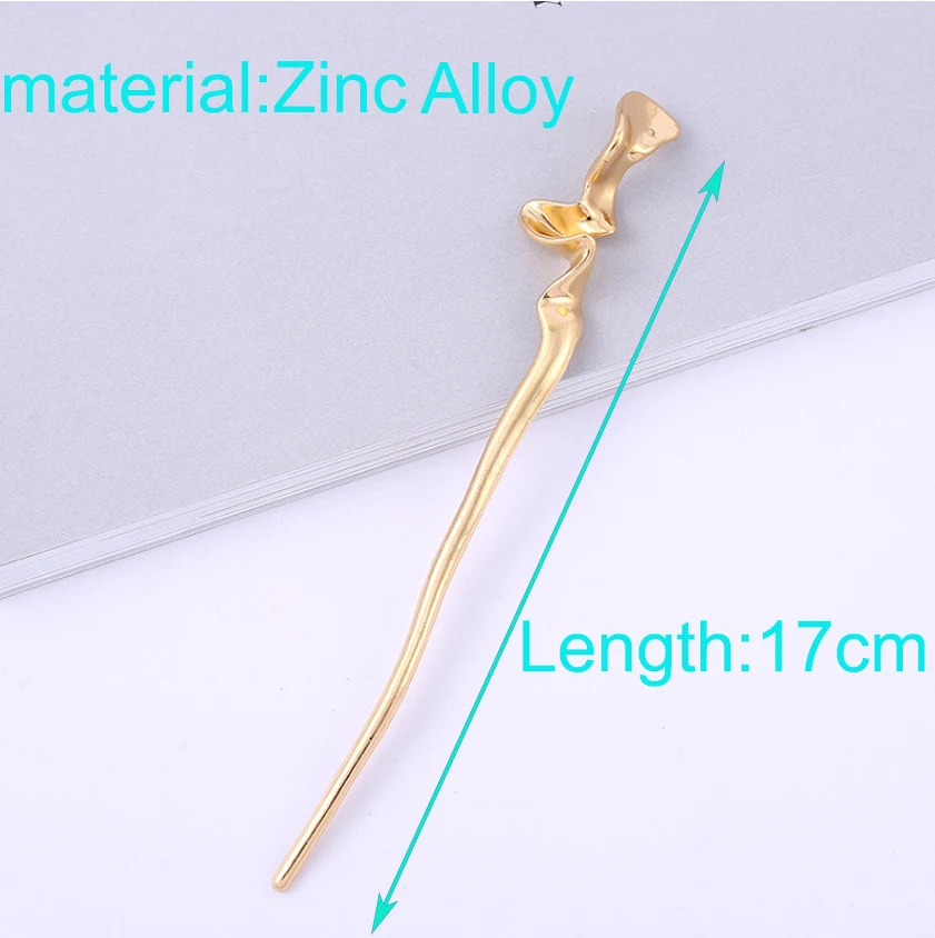 Luxury Metal Hair Sticks Vintage Chopstick Hairpins Women Girls Hair Clip Pin Headwear Wedding Top Quality  Headdress Wholesale