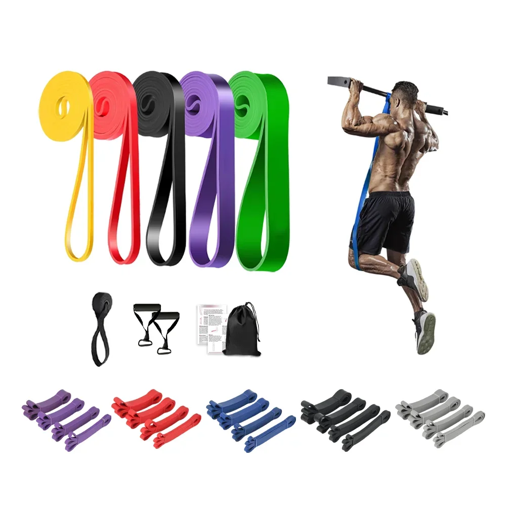 

Custom Bands Resistance Bands Set Custom Elastic Exercise Long Workout Gym Pull Up Bands