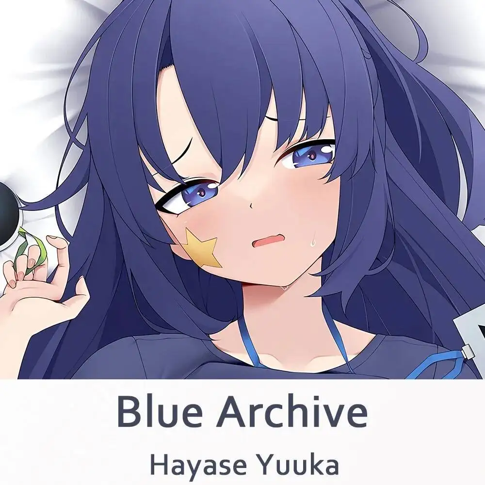 أنيمي الأزرق الأرشيف Hayase Yuuka Dakimakura كامل الجسم كيس وسادة غطاء اللعبة اليابانية المخدة وسادة الفراش