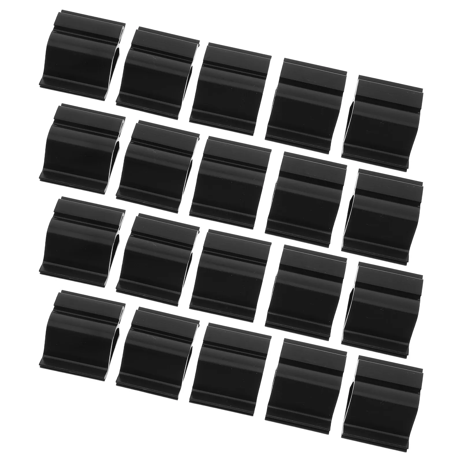 20Pcs Plastic Food Tray Label Holder Bowl Clip Buffet Catering Bakery Display Table Sign Holder Clamp Display Sign Holders