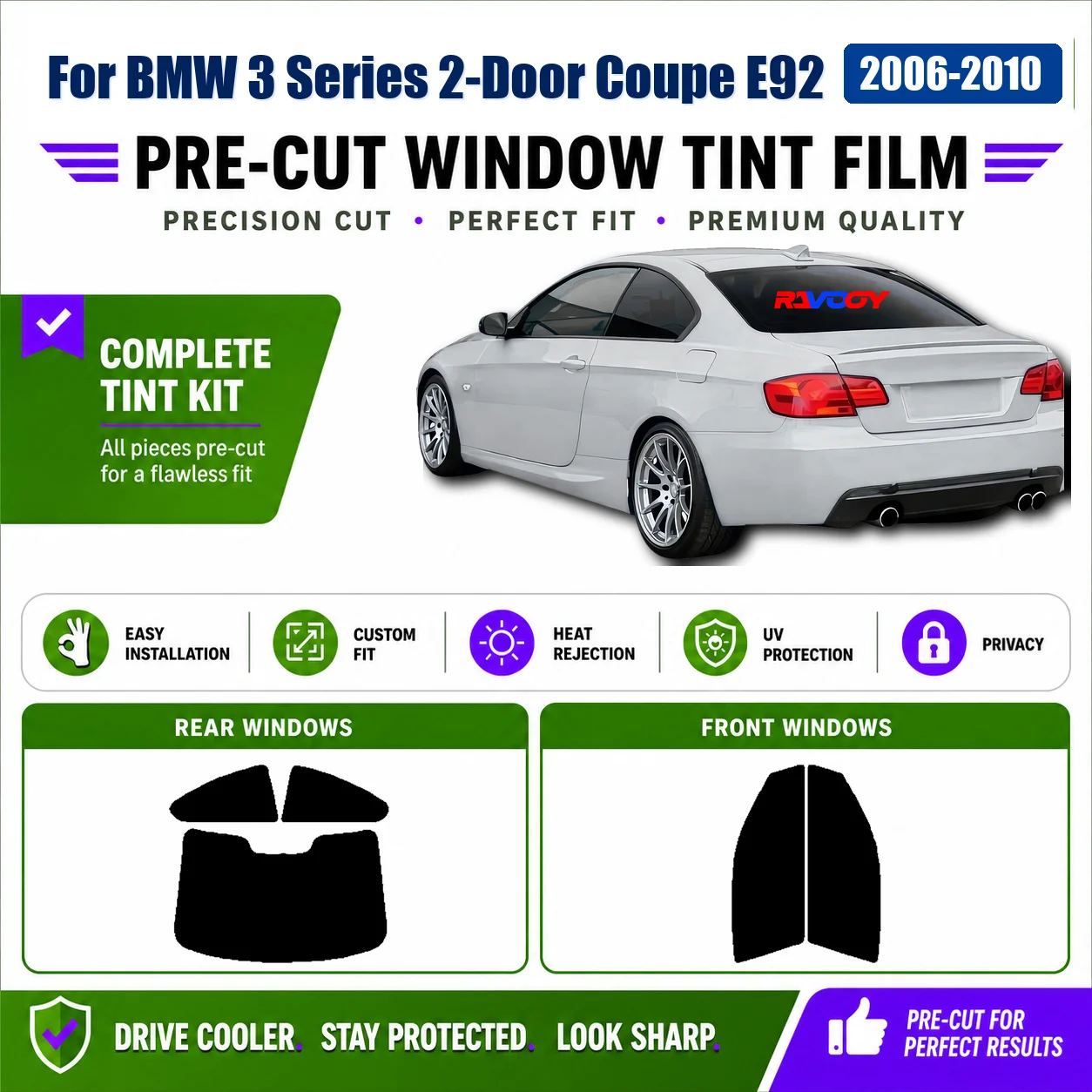for-bmw-3-series-2-door-coupe-e92-2006-2010-precut-front-rear-side-window-window-tint-film-uv-heat-rejection