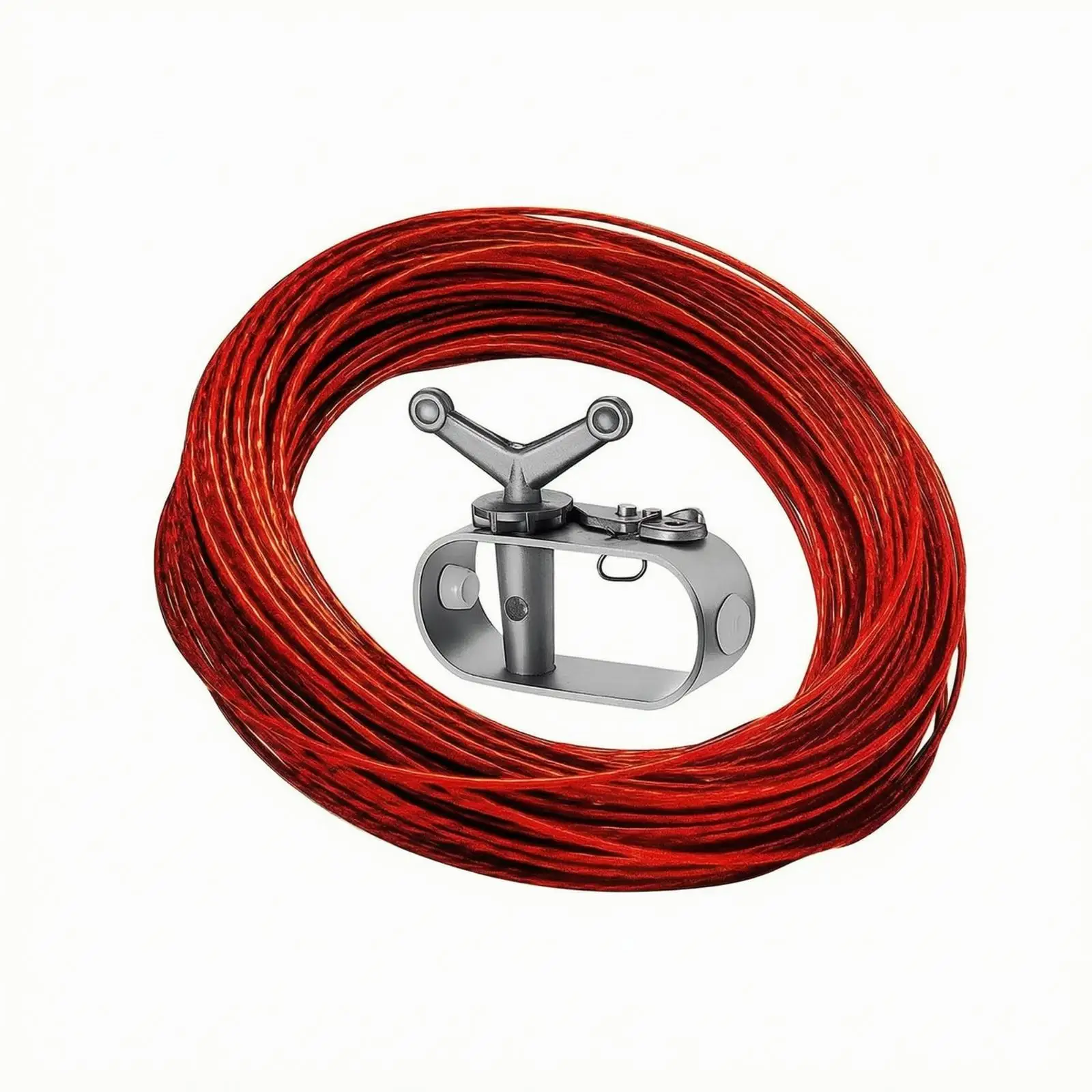 Pool Cable Tensioner Winch Manual Crank System for Enclosure Stabilization Against Wind and Debris