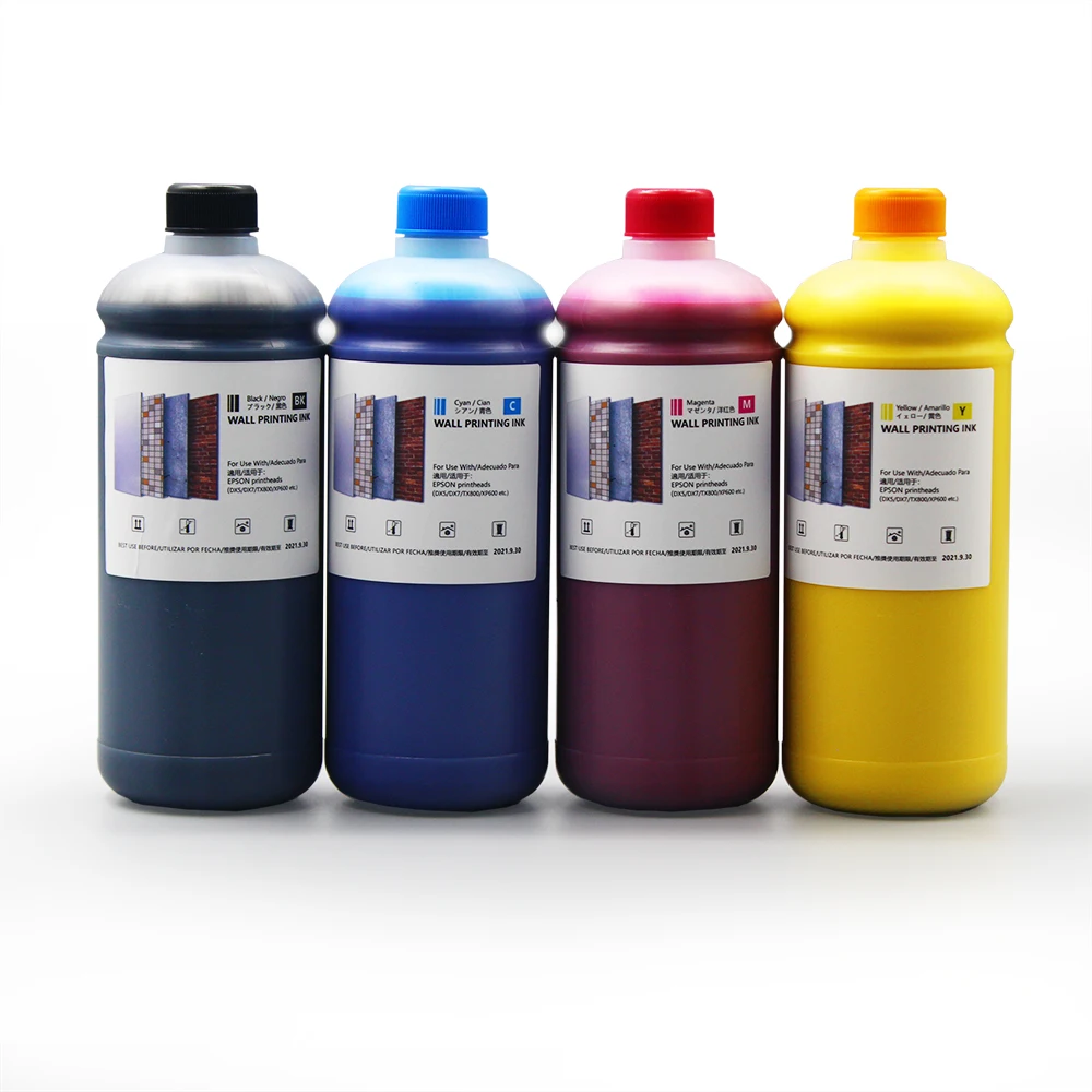 CMYKW 5 Water-based Ink Fast Drying Environmental Friendly Excellent Color Expression
