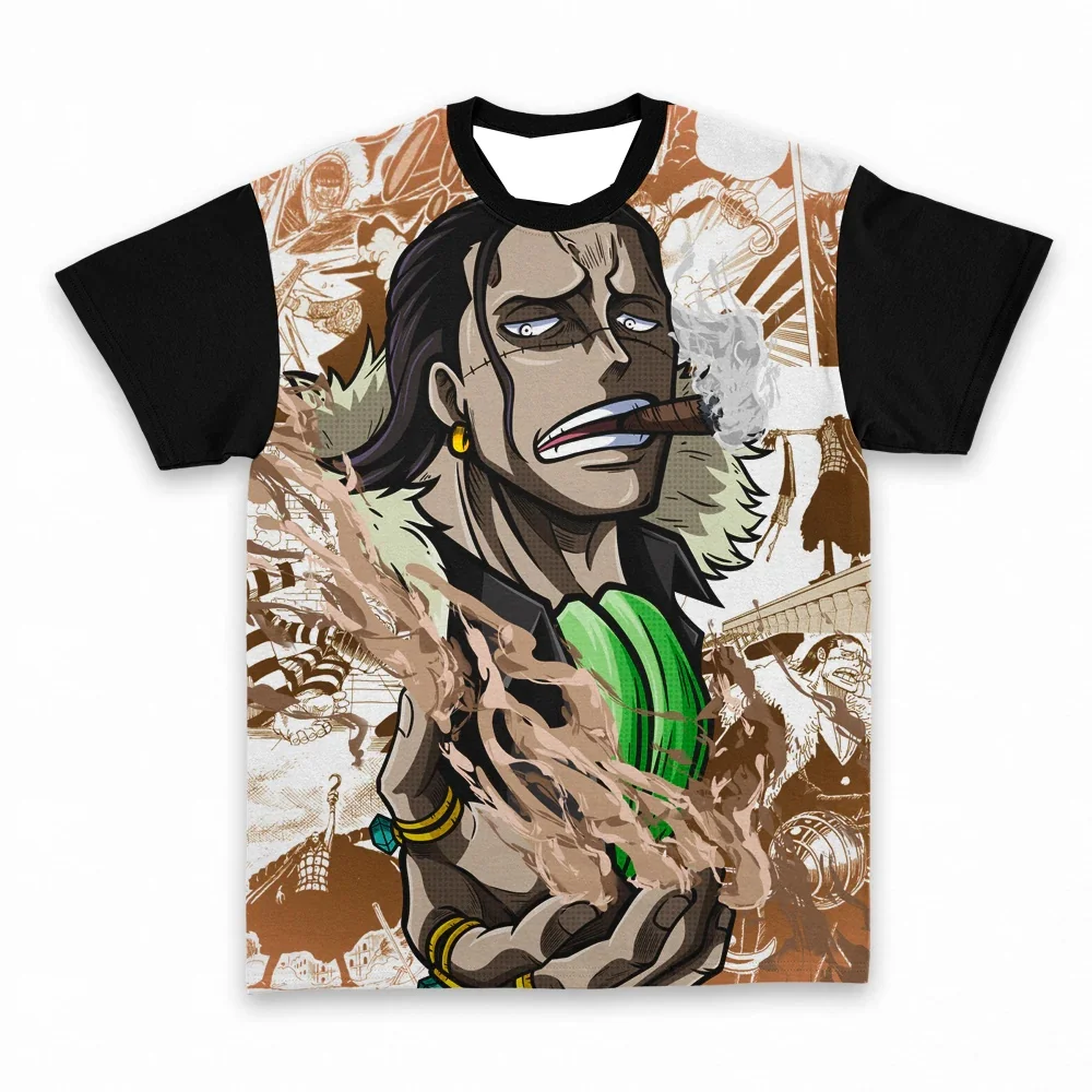 

Bandai One Piece Sir Crocodile Sand Logia Anime T-Shirt Kids/Adults Jerseys Are Suitable for Daily and Training Wear