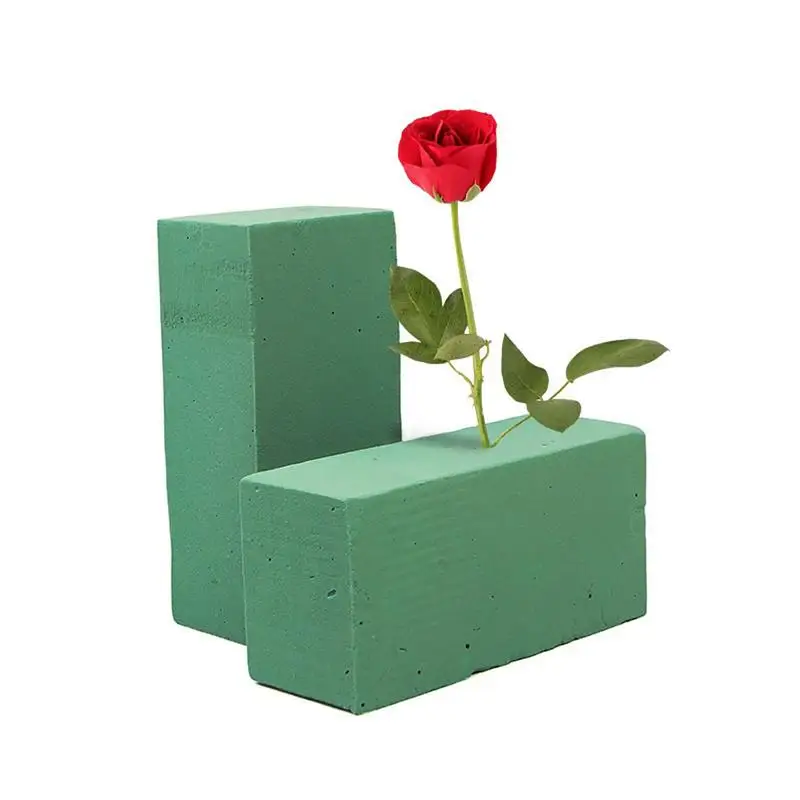 Floral Foam Block DIY Flower Packing Green Styrofoam Bricks Mud Artificial Flower Holder Wedding Garden Home Decoration