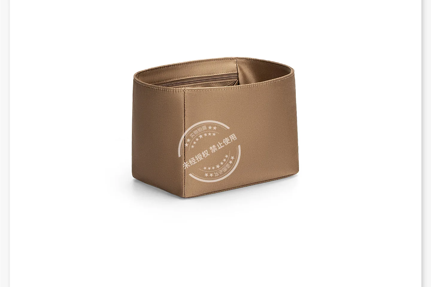 High Quality Acetate Silk Bag Organizer for Picotin Lock Bucket Liner Bag Storage Cosmetic Organization Inner Bag Insert