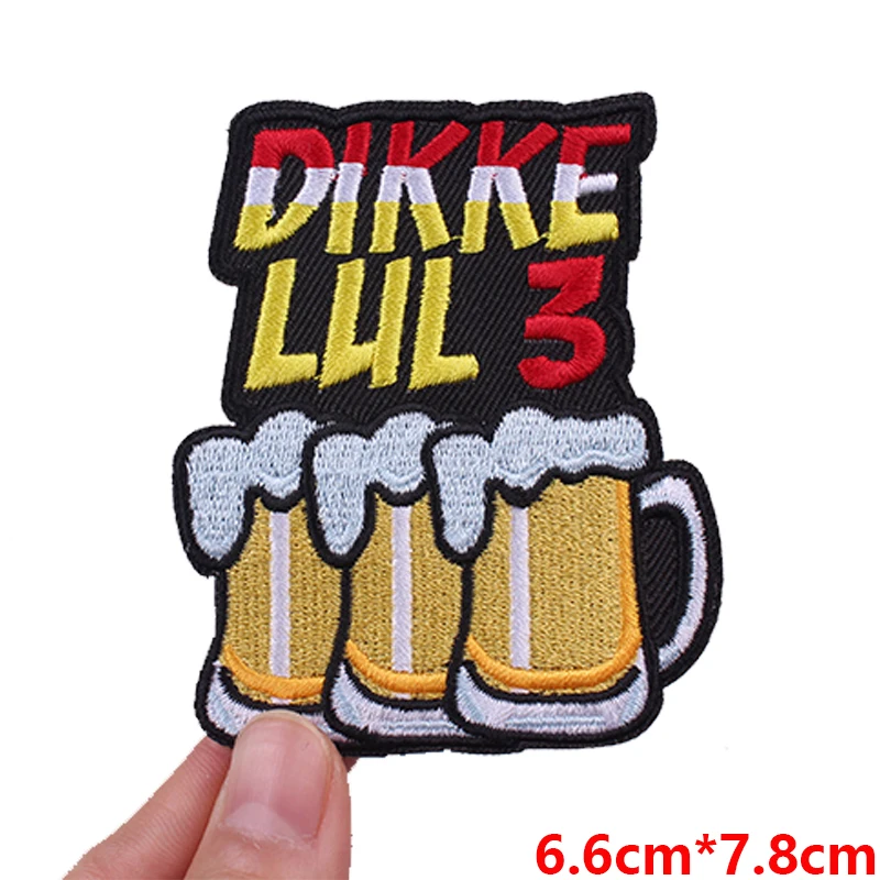 2026 Roze Stijl Nederland Oeteldonk Embleem Geborduurde Patches Kikker Ijzer Op Patches Voor Kleding Uniform Naai Borduren Nieuwe DIY