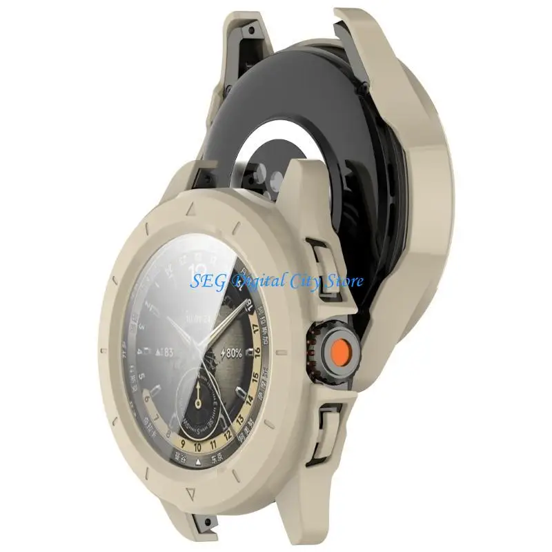 U75B Tempered Glass Protector for Watch Sport Shockproof Cover Full Coverage Housing
