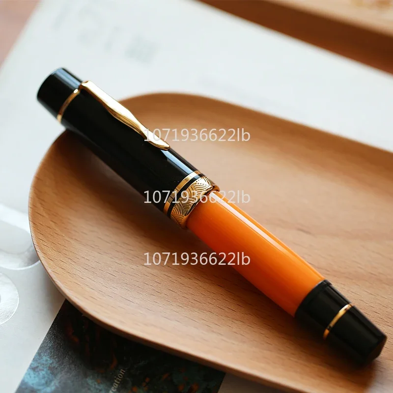 New Sale Majohn P139 Resin Fountain Pen #6 EF/F/M Hand Polished Nib Piston System Large Capacity Writing Business Gift Pen Set